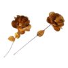 Fleur en Cuivre Rose Artisanale – Idéale pour Cadeaux et Décoration de Maison – Art Floral (x10)