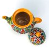 Théière décorative en poterie avec émail Minakari motif paisley – Modèle Shabestan