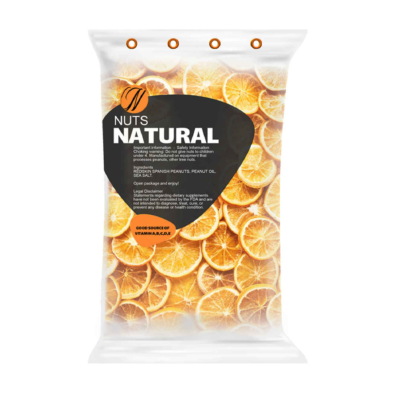 Tranches d'Oranges Séchées – Sucrées, Tendres et une Collation Saine au Goût Irrésistible (1000 gr)
