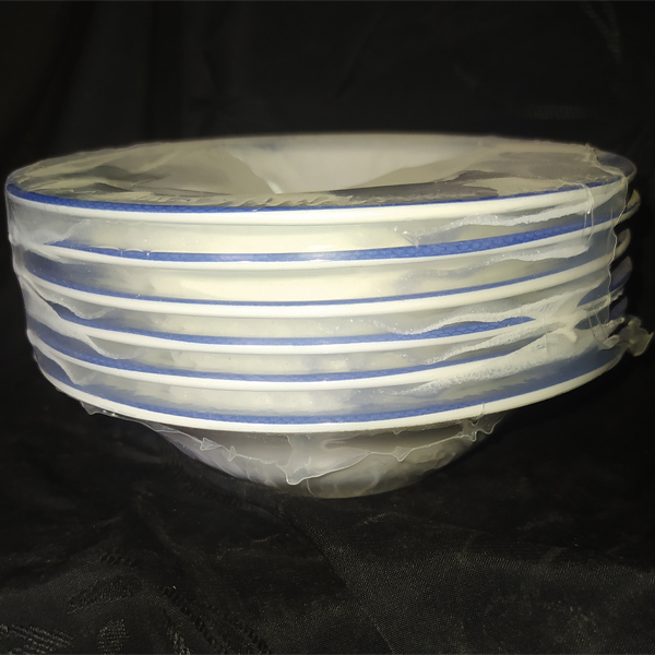 Bol en porcelaine durable – Design floral parfait pour toutes les occasions (Set de 6)