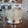 Service à thé et à café persan en filigrane argenté – ensemble de 8 pièces.
