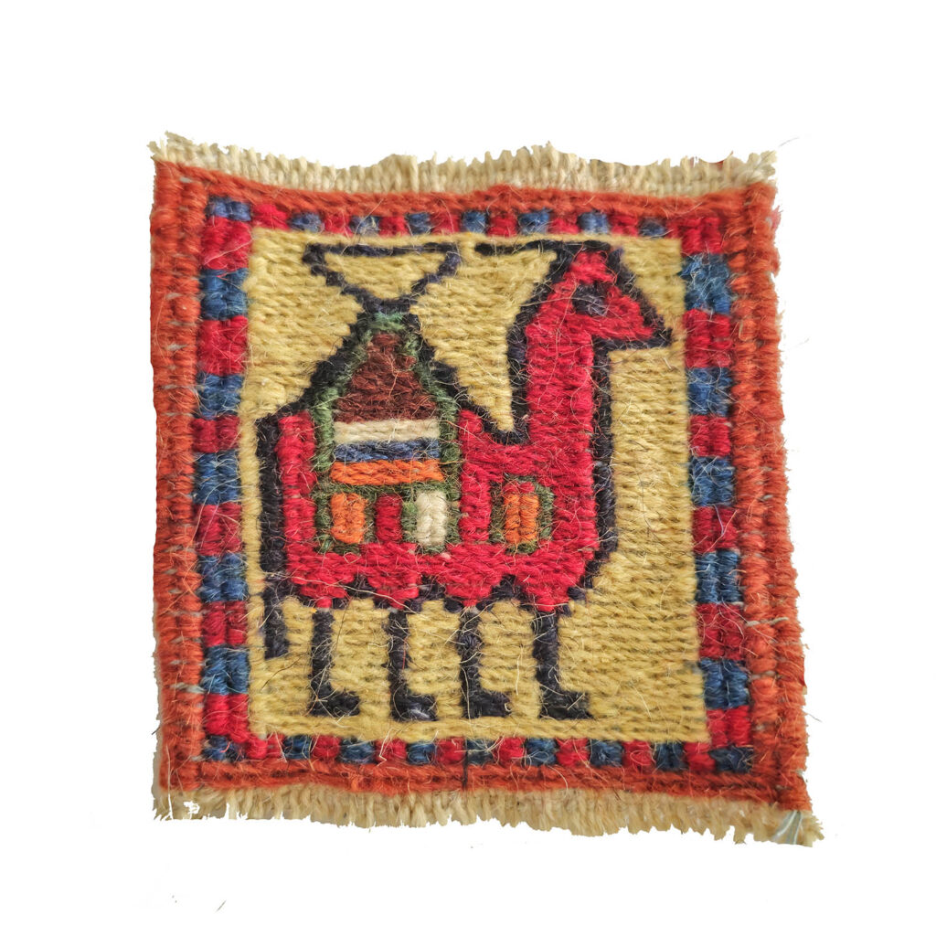 Sous-verre Kilim Persan Tissé à la Main pour les Couverts