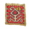 Sous-verre Kilim Persan Tissé à la Main – Accessoire Traditionnel avec Motif Géométrique