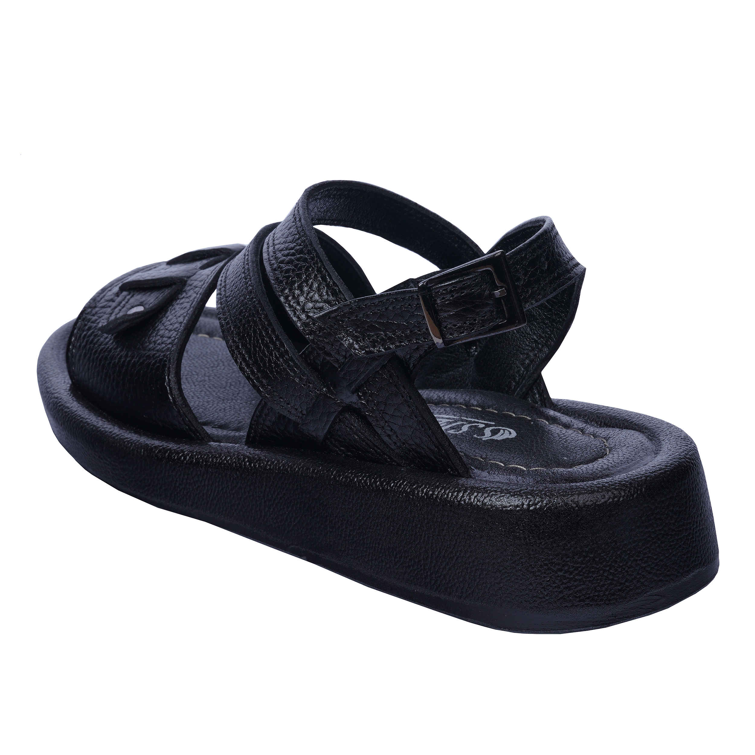 Sandale de randonnée – Cuir naturel, adaptée à la marche et aux aventures en plein air