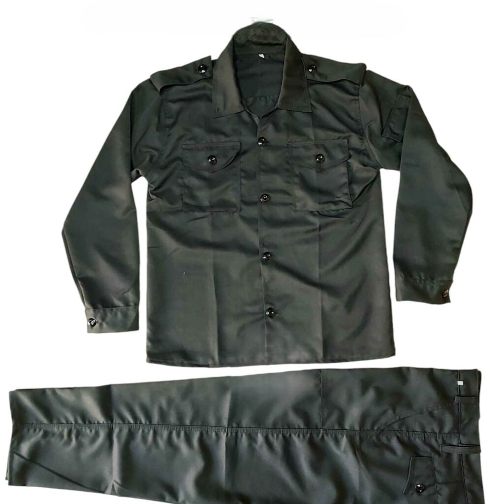 Uniforme militaire iranien – Unité de secours de la police avec design culturel et tactique