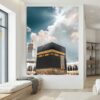 Art mural islamique de la Kaaba - Belle Kaaba lors d'une journée ensoleillée