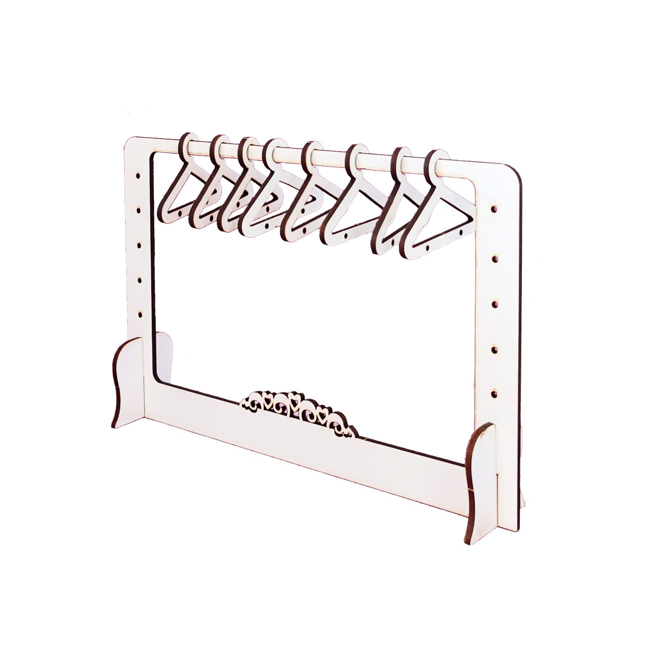 Porte-bijoux et organisateur en forme de portemanteau au style unique