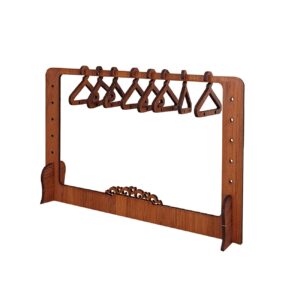 Porte-bijoux et organisateur en forme de portemanteau au style unique