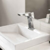 Ensemble robinetterie de salle de bain KWC – Chrome classique et moderne | Modèle Quattro