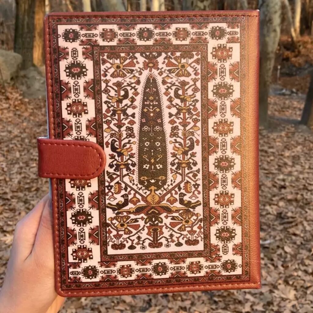 Planificateur quotidien en cuir 1404 calendrier persan | Design différent