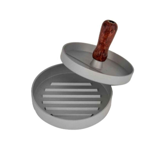 Presse Manuelle pour Shami Kebab et Burger - L'Art de la Perfection | Manche en Bois