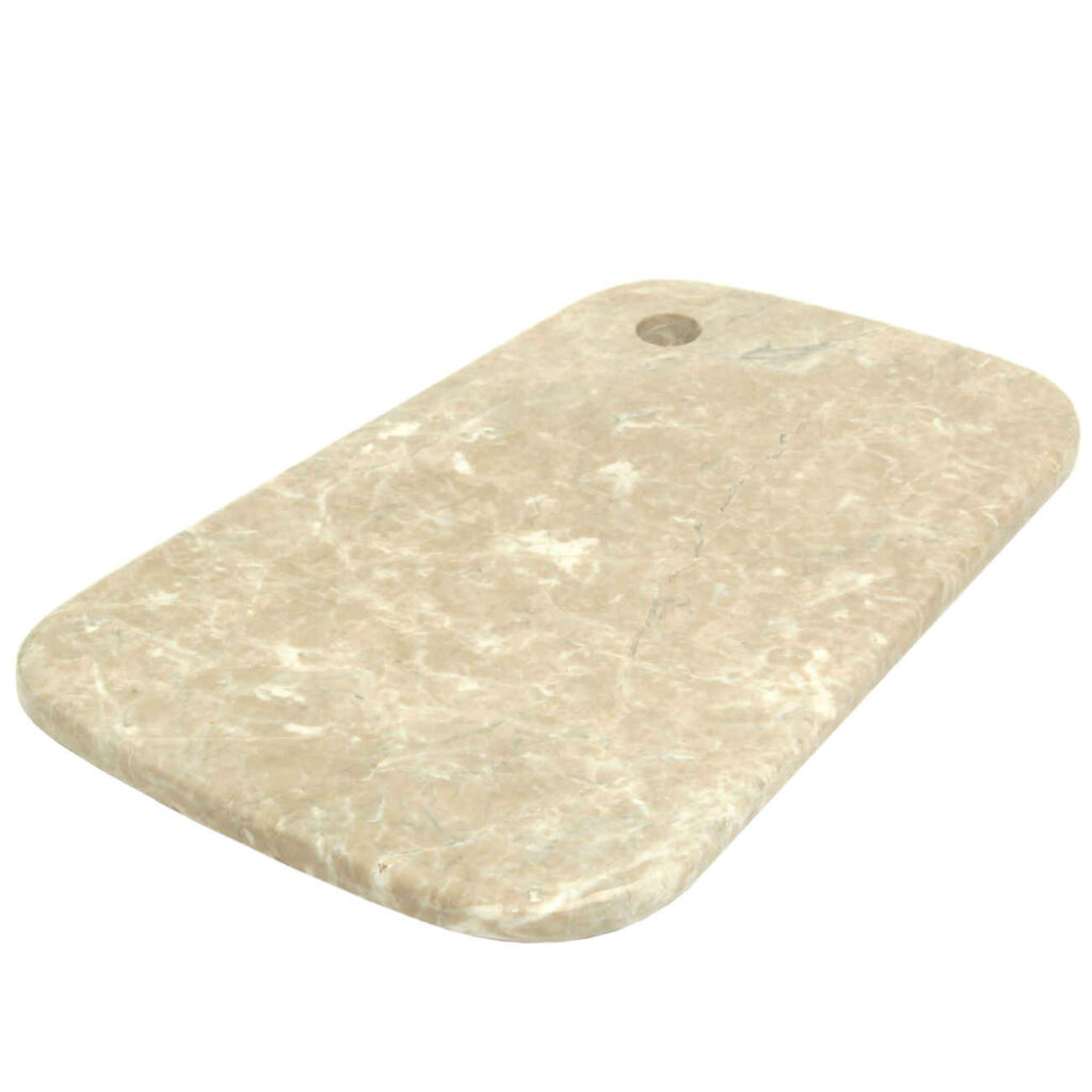 Planche à Découper en Pierre de Marbre | Parfaite pour Couper et la Présentation des Aliments