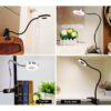 Lampe de bureau en métal réglable – lampe flexible parfaite pour tout espace