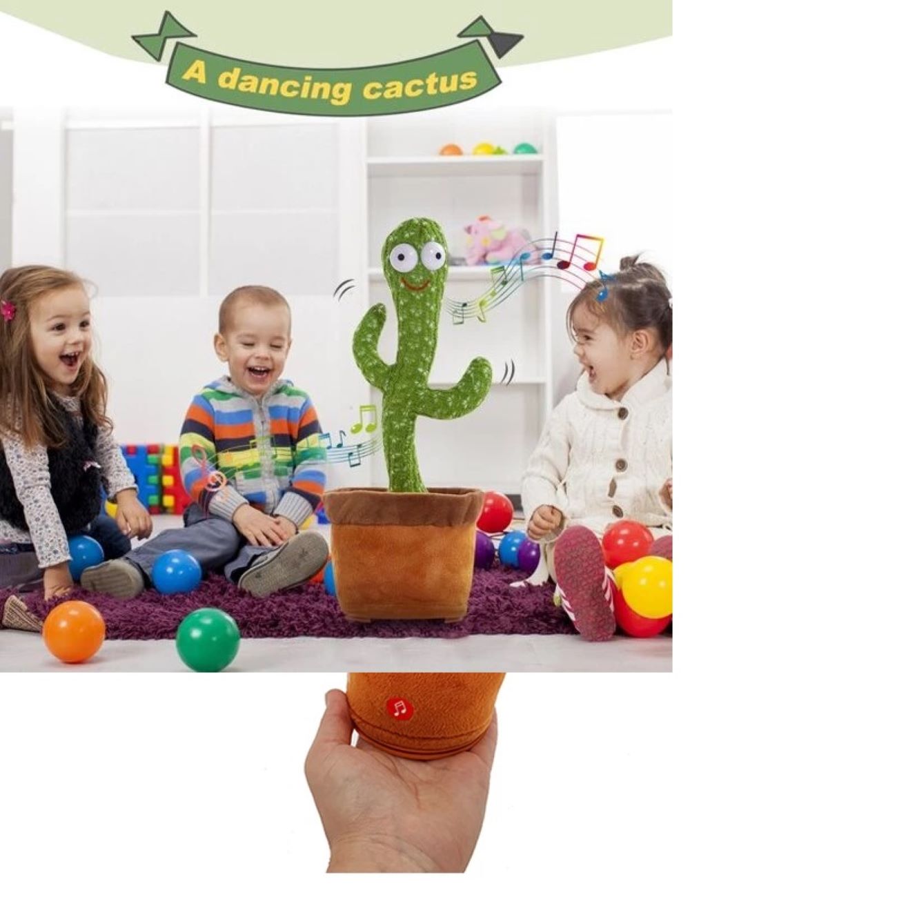 Danseur de cactus musical parlant – pour enfants et adultes