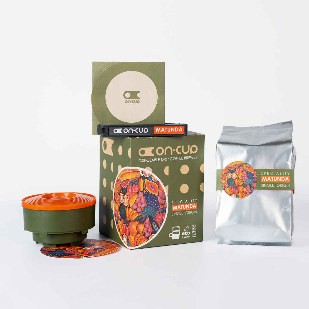 Café Drip OnCup – Matunda 136g, Pack de 3