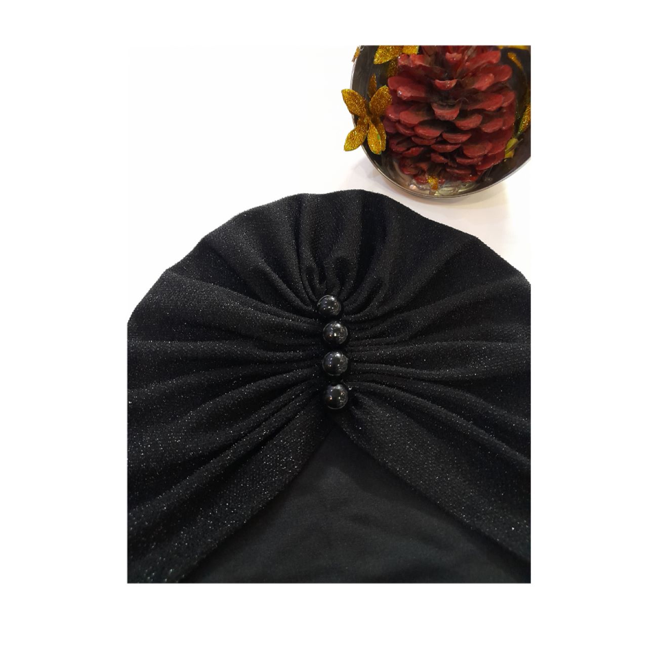 Turban en Design Perle Élégant et Polyvalent pour Chaque Occasion