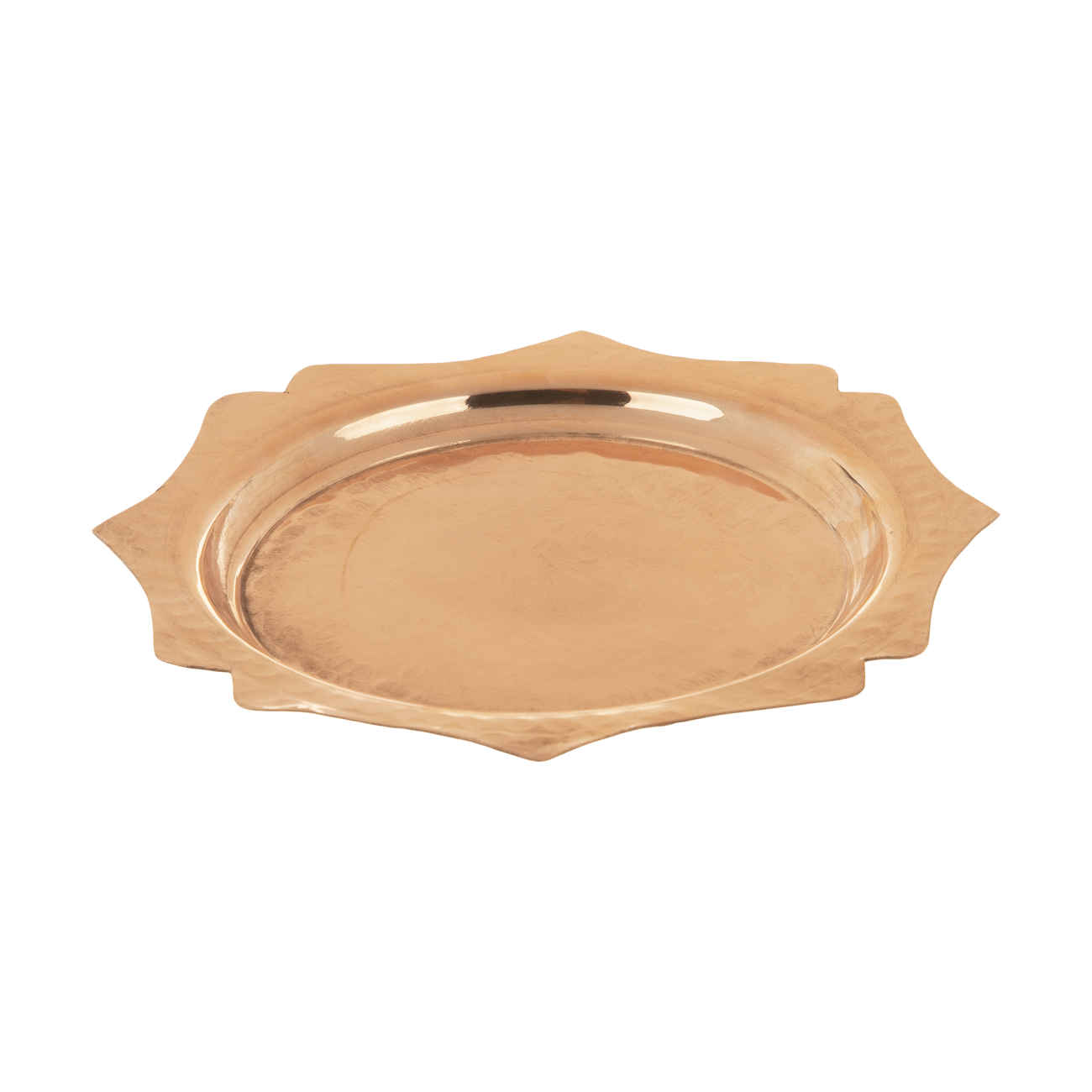 Assiette de vaisselle en cuivre persan - Parfaite pour un dîner élégant