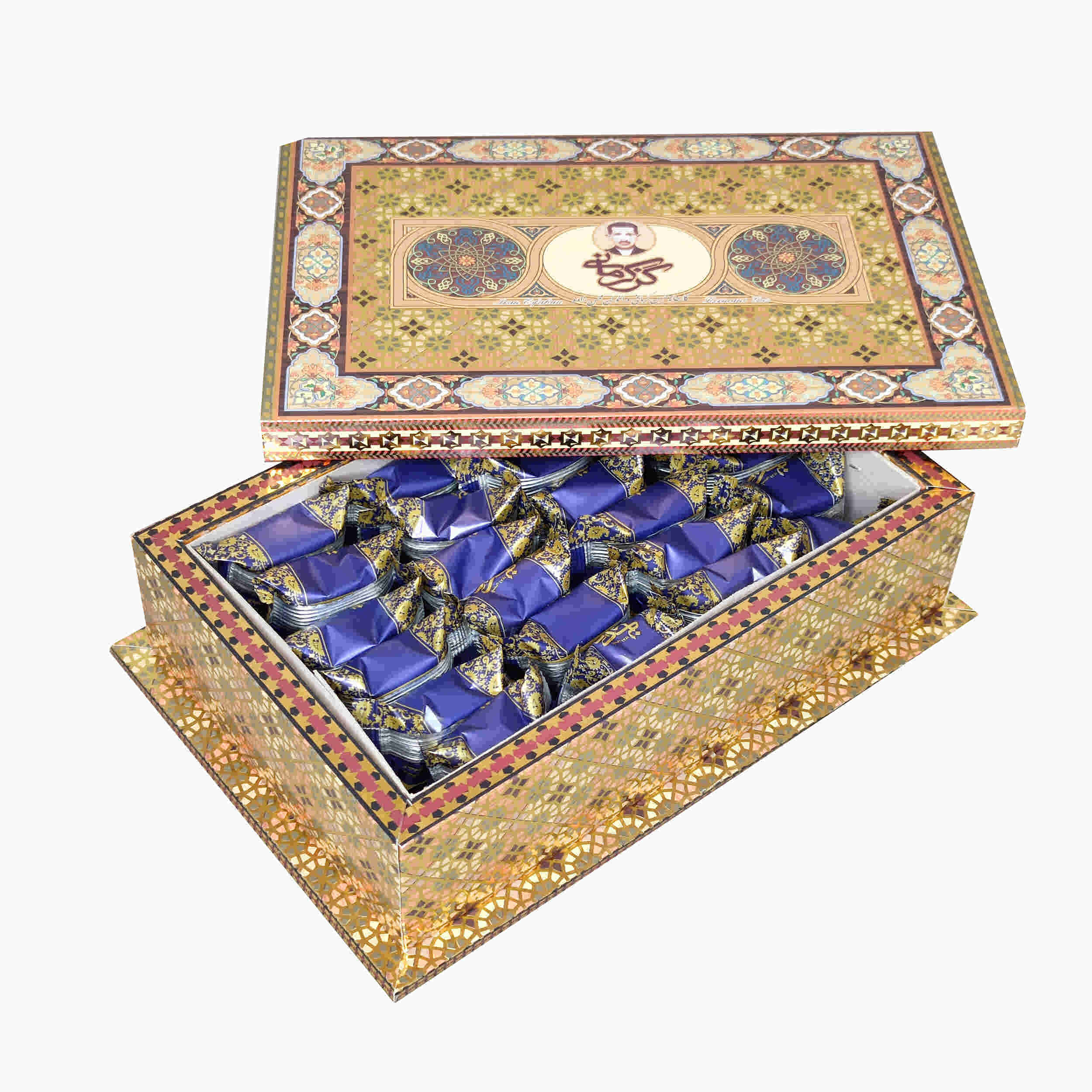 Gaz Kermani : 28 % Pistache & Amande – Nougat traditionnel Loghmeh – 450g