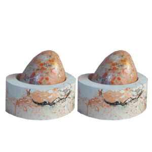 Œufs Haft-Seen persans pour Norouz – Modèle pierre (pack de 4)