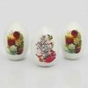 Œuf peint Haft-Seen persan pour Norouz iranien – Motif floral (pack de 3)