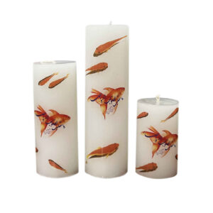Bougie Nowruz – Design Ya Moghaleb Al Gholub pour la présentation Haft-Sin (x3)