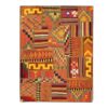 Tapis Kilim Persan Patchwork Tissé à la Main Géométrique Orange
