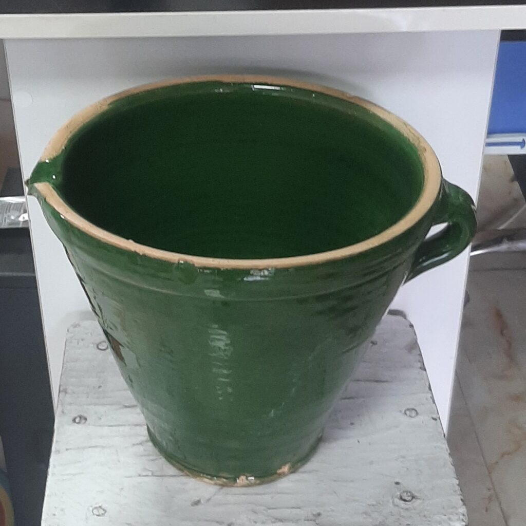 Pot en céramique persane pour Kashk Sab – Teghar traditionnel modèle Parsa