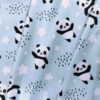 Taie d'oreiller en satin pour un sommeil confortable – Design panda (paquet de 2)