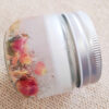 Bougie parfumée en pot pour relaxation et toute occasion, design fleur de rose