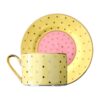 Service à thé artistique en porcelaine, design coloré Kosova, 12 pièces – Collection de thé et café stylée et vibrante