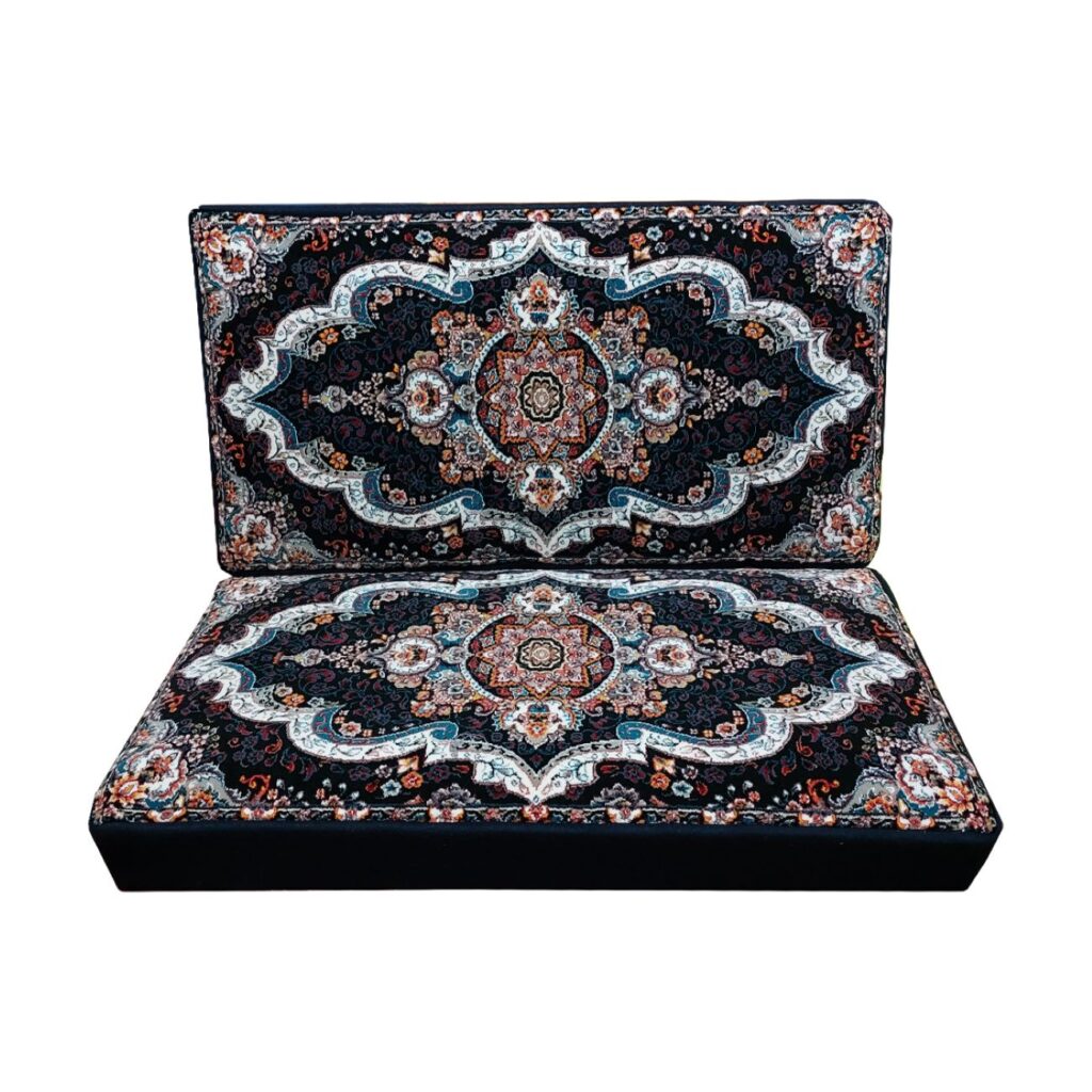 Coussin Dossier Traditionnel Persan – Confort et Héritage (x2) – Modèle Orkideh