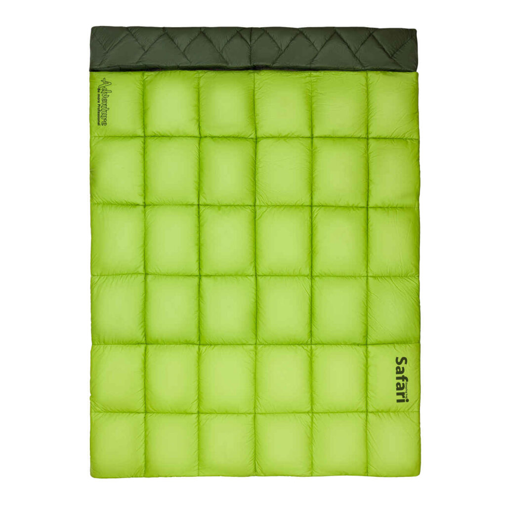 Sac de Couchage Double - Isolé pour Toutes les Saisons pour le Camping et la Randonnée