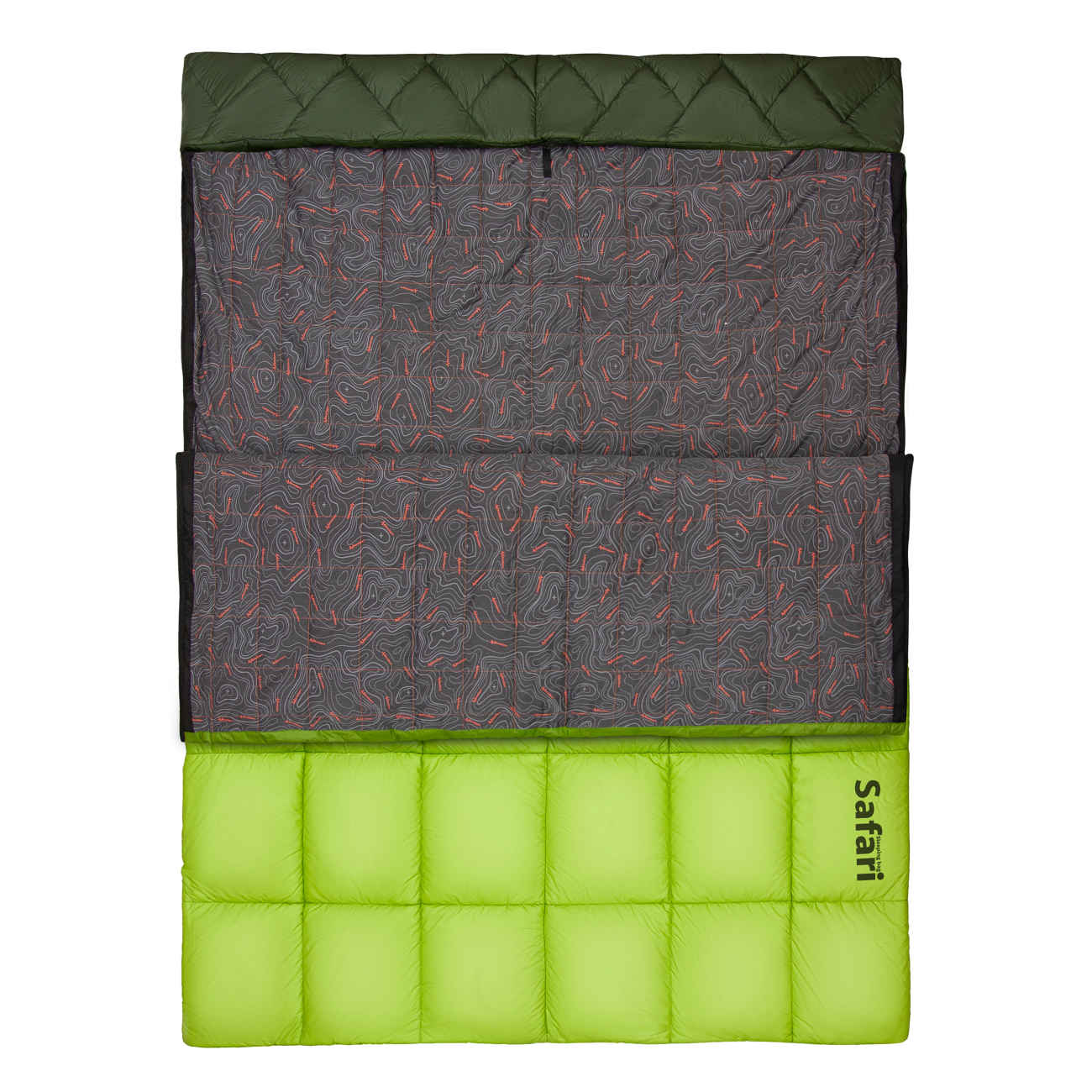 Sac de Couchage Double – Isolé pour Toutes les Saisons pour le Camping et la Randonnée