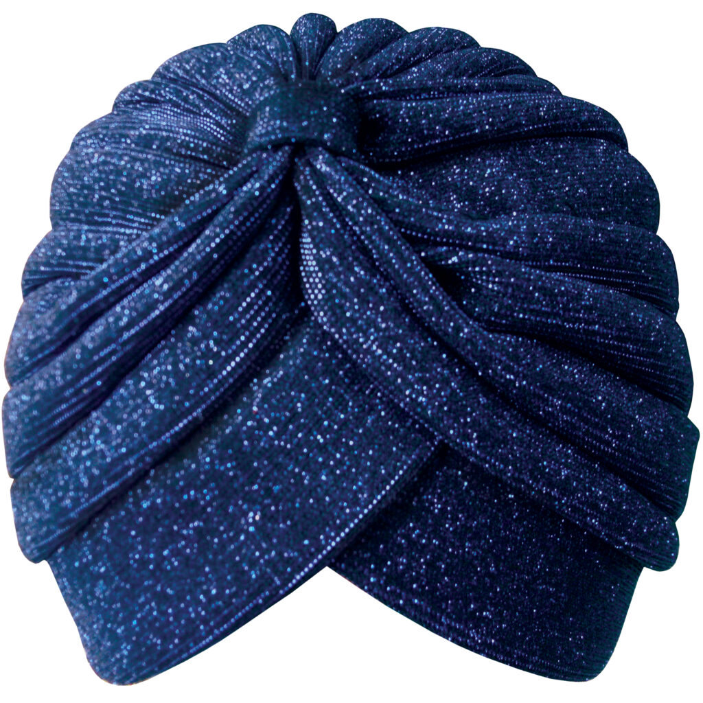 Turban Élégant et Brillant en Velours pour un Look Glamour
