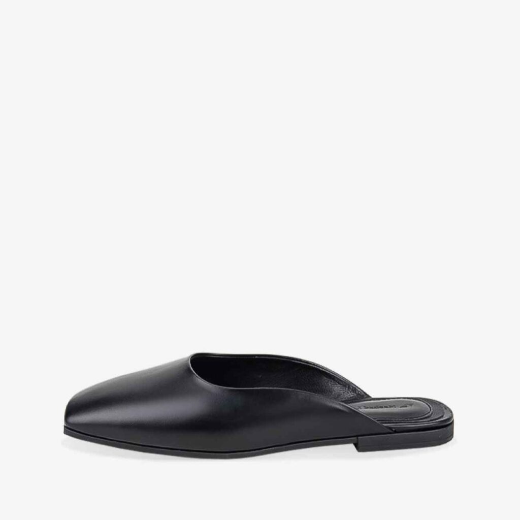 Mules en cuir naturel Mashhad, chaussure confortable et stylée pour femmes