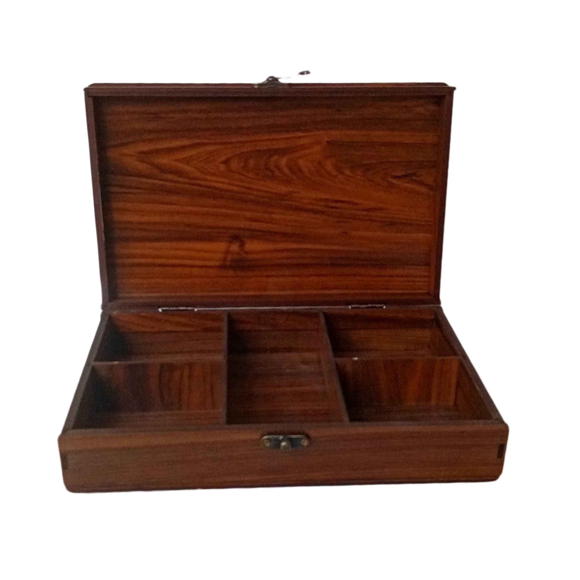 Boîte organisatrice en bois pour sachets de thé – Idéale pour la maison et le bureau