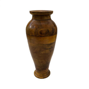 Vase en bois miniature – Idéal pour la déco du salon, beauté intemporelle au style rustique.
