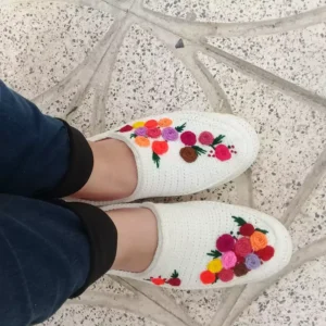 Chaussures Giveh – Chaussures respirantes persanes faites à la main avec broderie