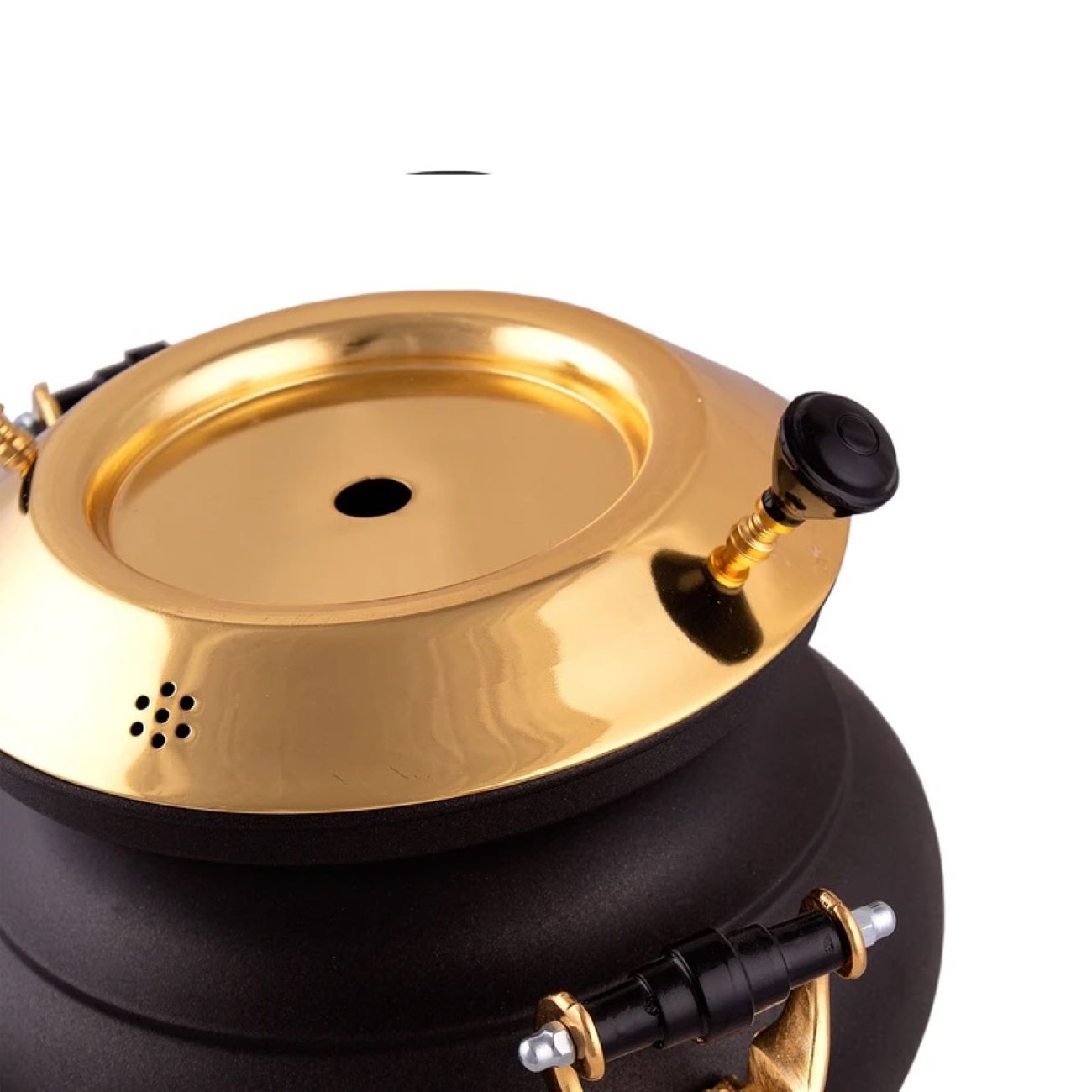 Samovar à gaz persan avec théière Finition lisse 6 Litres