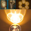 Veilleuse boule de cristal 3D – design rose féerique lumineux à LED