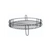 Ensemble de Cuisine en Fonte pour Camping avec Trépied, Grille et Poêle - Kit Ultime de Cuisine en Plein Air, 3 pièces