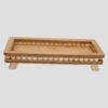 Ensemble d'étagère à épices en bois de 6 pièces avec support, organisateur de cuisine élégant et pratique