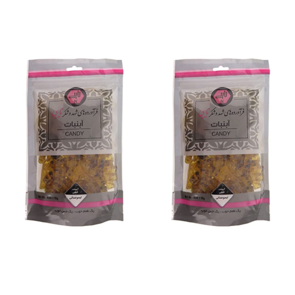 Abnabat Gheychi – Bonbons durs saveur de lime séchée persane, 800 g (2 paquets)