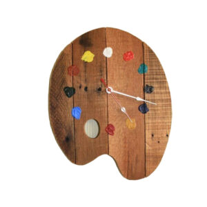 Horloge Murale Palette d’Artiste – Inspirée par l’Art