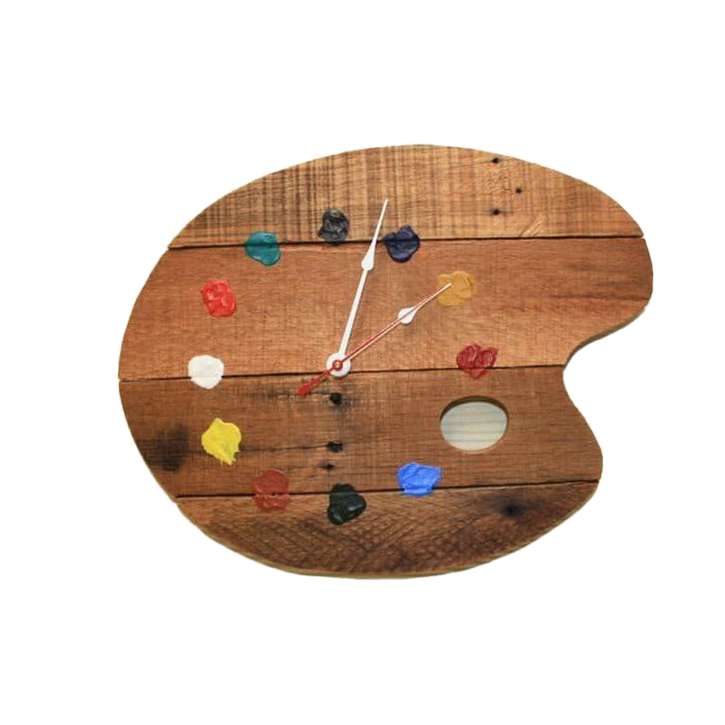 Horloge Murale Palette d’Artiste – Inspirée par l’Art