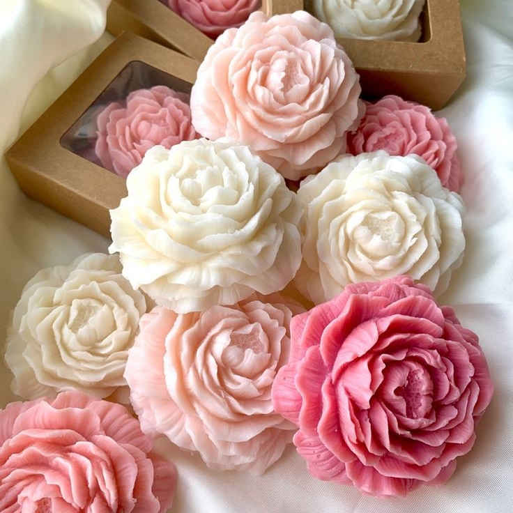 Bougie en cire d’abeille pour femmes, ensemble cadeau, paquet de 2