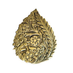 Broche en laiton pour femme – Chic & Lux avec Design Printemps en doré
