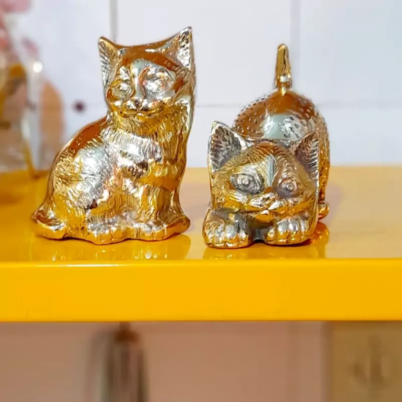 Sculpture de chat en origami - Figurine animale étonnante et belle