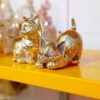 Sculpture de chat en origami - Figurine animale étonnante et belle