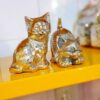 Sculpture de chat en origami - Figurine animale étonnante et belle
